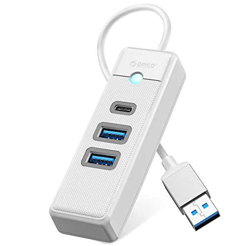 ORICO USB ハブ USB3.0 3ポート 交換アダプタ USB-Cポート USB-Aポート バスパワー 5Gbps高速転送 バスパワー Mac OS/Windows/Android/Li