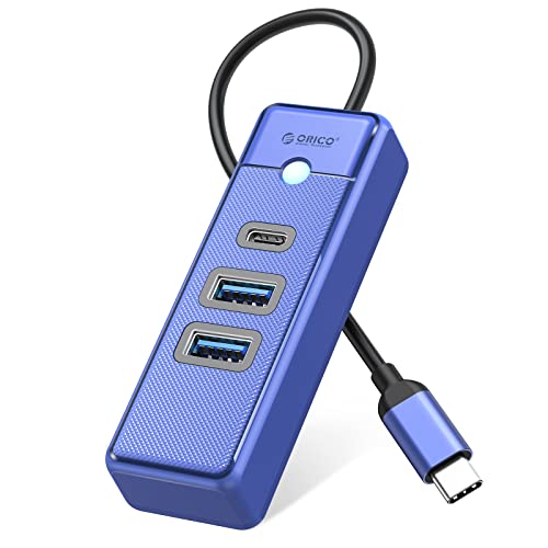 ORICO USB C ハブ Type-C 交換アダプタ USB3.0 3ポート USB-Cポート USB-Aポート バスパワー 5Gbps高速転送 バスパワー Mac OS/Windows/A