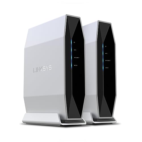 Linksys(リンクシス) AX5400 EasyMesh対応 Wi-Fi 6 無線LAN ルーター E9452-JP 11ax (4800+600 Mbps) デュアルバンド 2台パック ネット