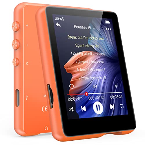32GB MP3プレーヤー MECHEN Bluetooth 5.3 デジタルオーディオプレーヤー 超軽量 ミニ音楽プレーヤー スピーカー内蔵 2.4インチタッチス