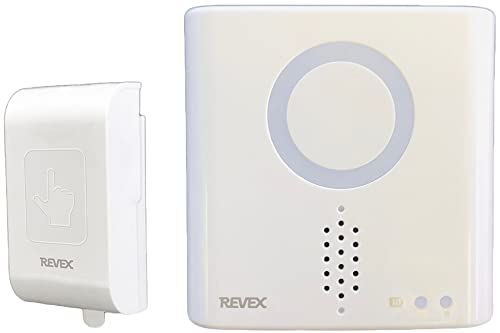 リーベックス(Revex) ワイヤレス チャイム インターホン XPNシリーズ 送受信機セット 防雨型タッチセンサー 増設用 光と音の呼び出しチャ