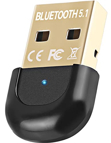 VAVIICLO【最先端Bluetooth5.1技術 & 超低遅延】Bluetoothアダプタ Bluetooth USB アダプタ 最大通信距離20m 低遅延 超小型 ドングル aptX